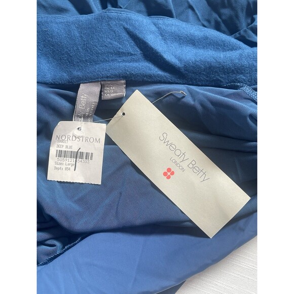 Sweaty Betty Fast Lane Running Jacket In Deep Blue Sz XL-12 New - Picture 7 of 8